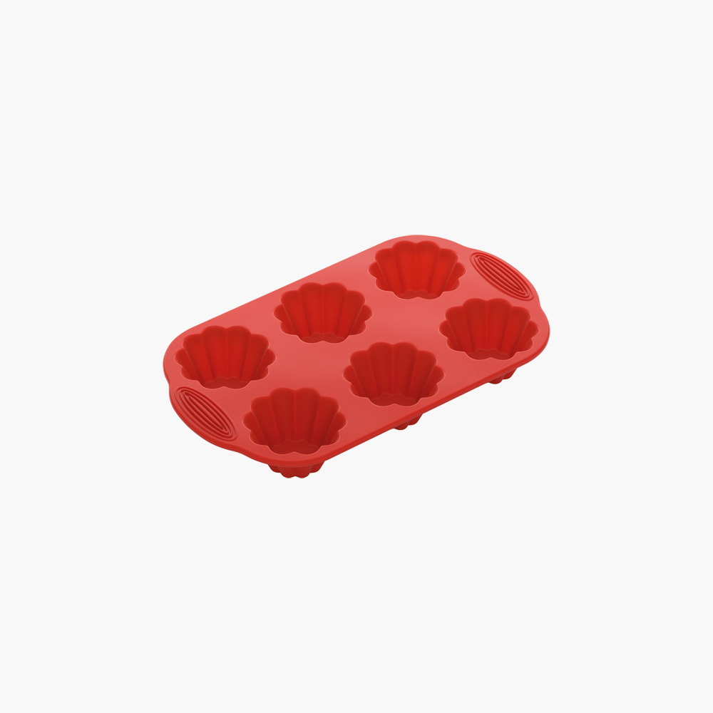 Silikonová forma na 6 kónických muffinů Míla 29x17x3,7 cm,