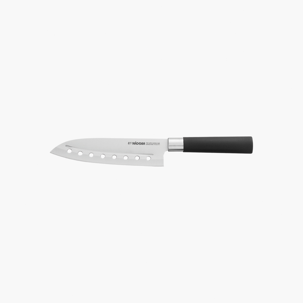 Nůž Santoku s otvory, 17,5 cm, Keiko 