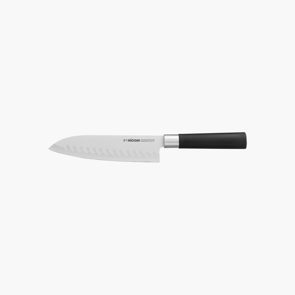 Nůž Santoku s dolíčky, 17,5 cm, Keiko 